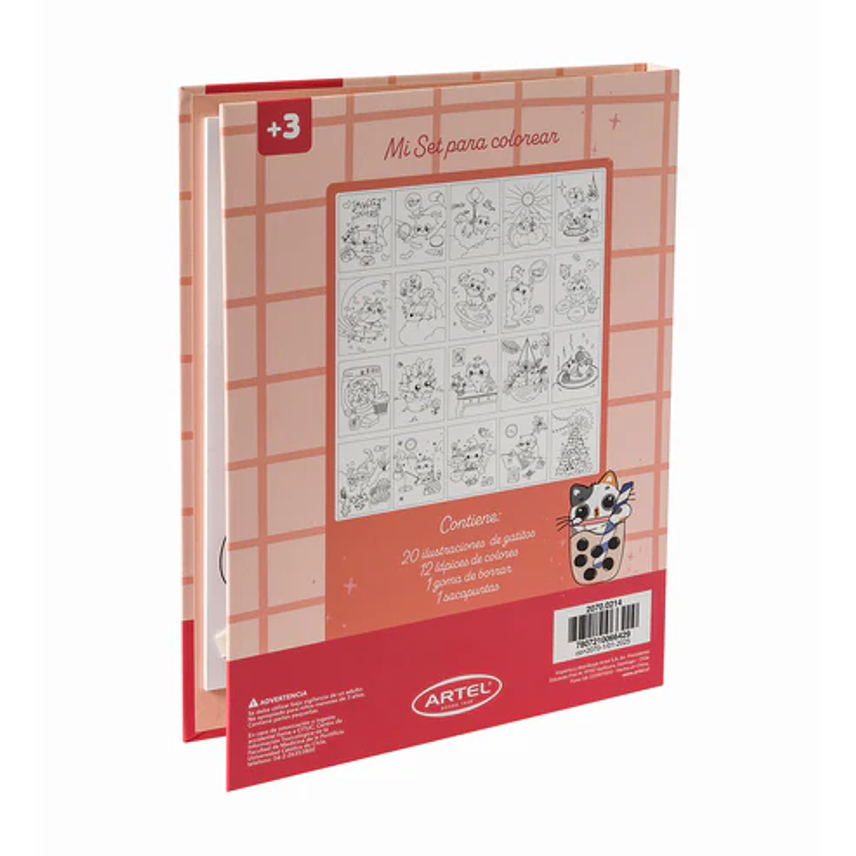 MI SET DE GATITOS ARTEL PARA COLOREAR  5
