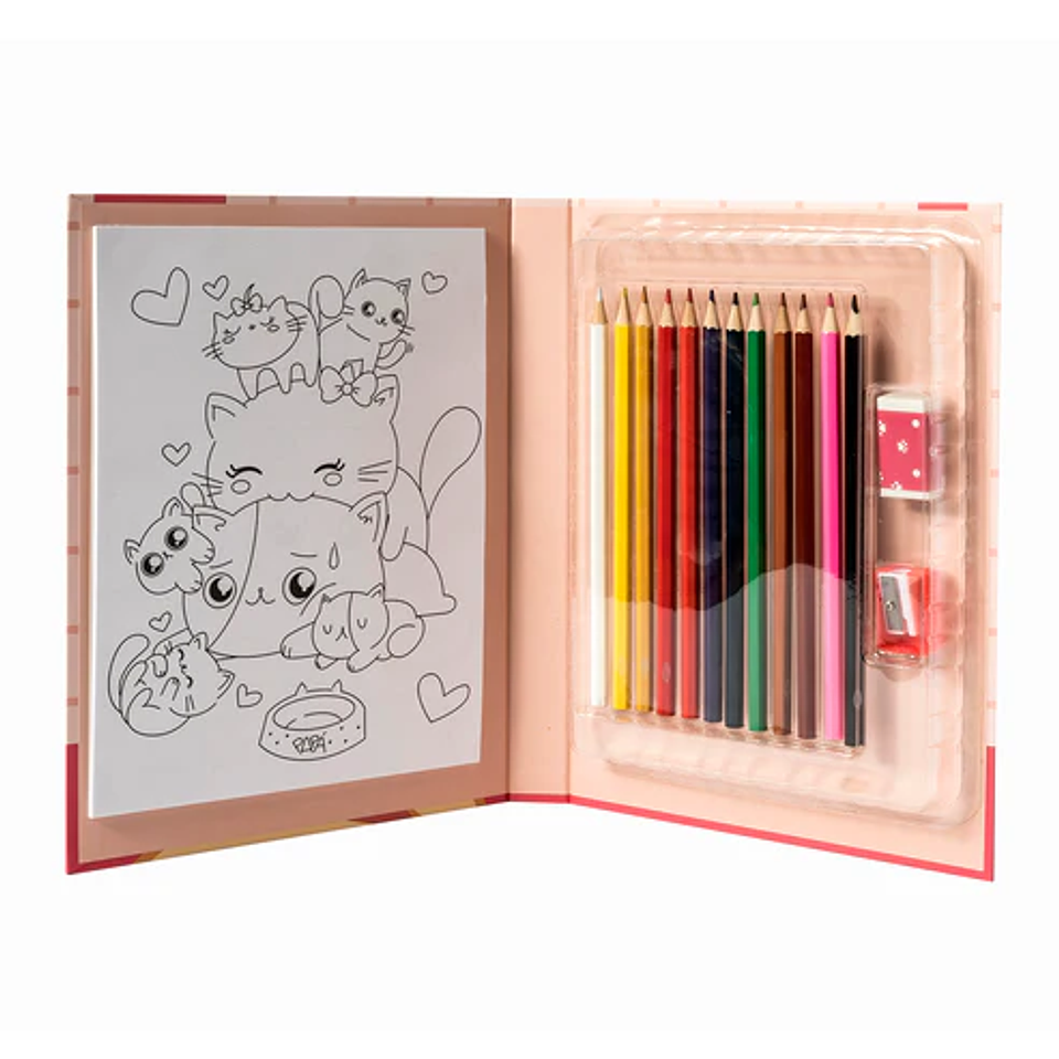 MI SET DE GATITOS ARTEL PARA COLOREAR  3