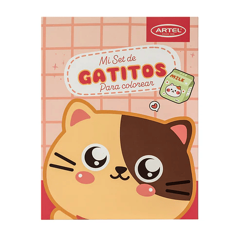 MI SET DE GATITOS ARTEL PARA COLOREAR 