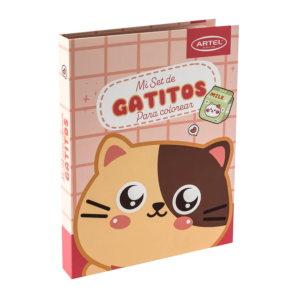 MI SET DE GATITOS ARTEL PARA COLOREAR  2