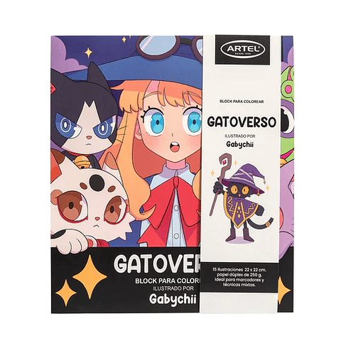 BLOCK PARA COLOREAR GATOVERSO 