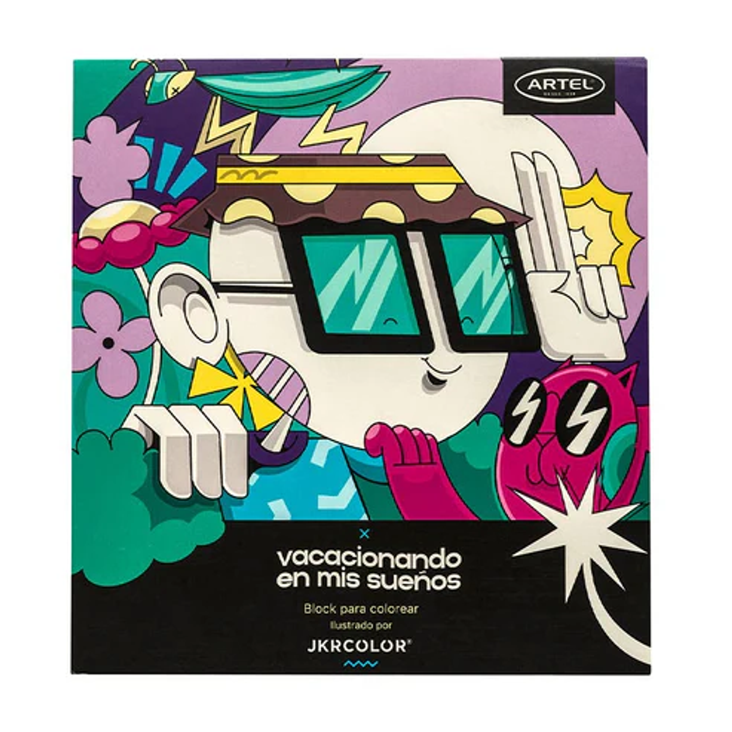 BLOCK PARA COLOREAR VACACIONANDO EN MIS SUEÑOS  1