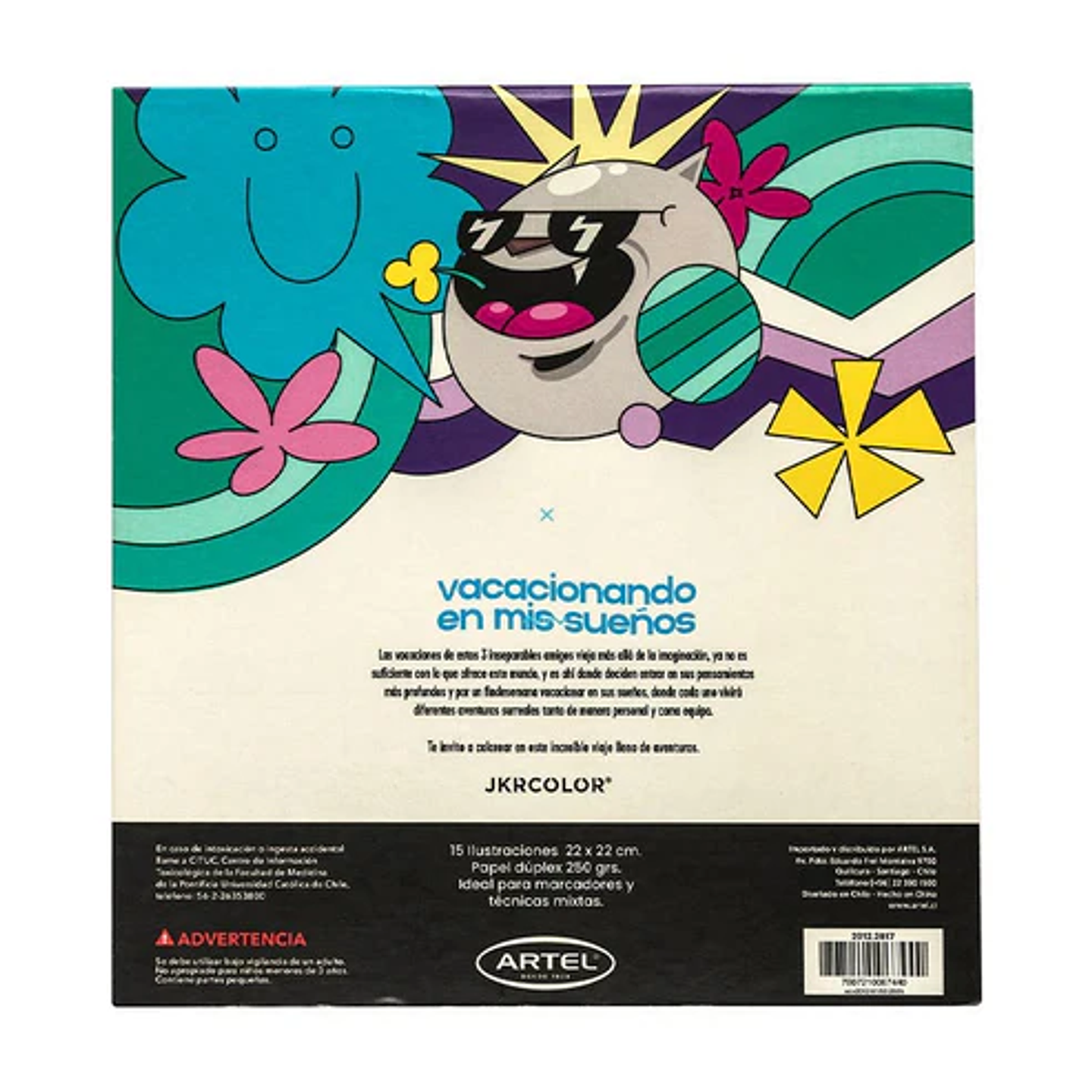 BLOCK PARA COLOREAR VACACIONANDO EN MIS SUEÑOS  4