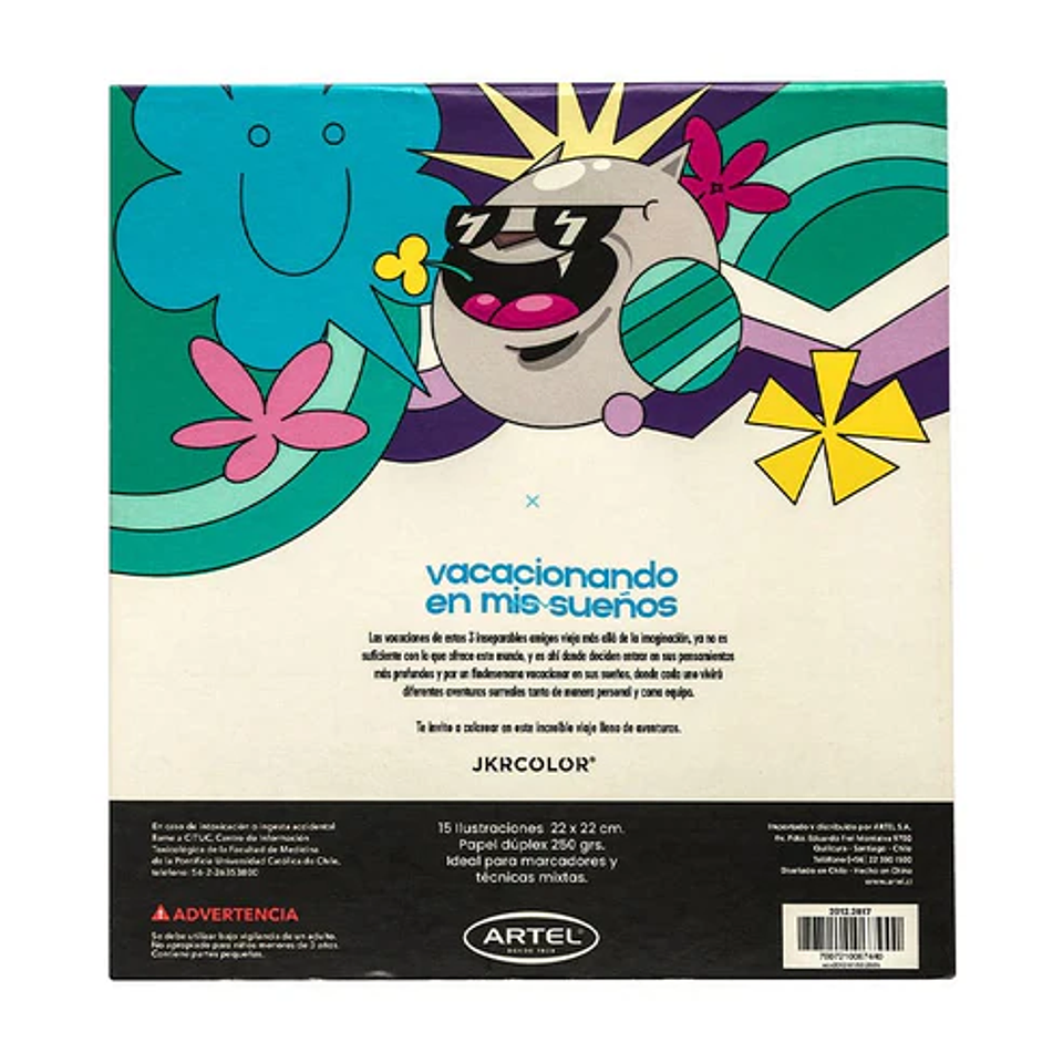 BLOCK PARA COLOREAR VACACIONANDO EN MIS SUEÑOS  4