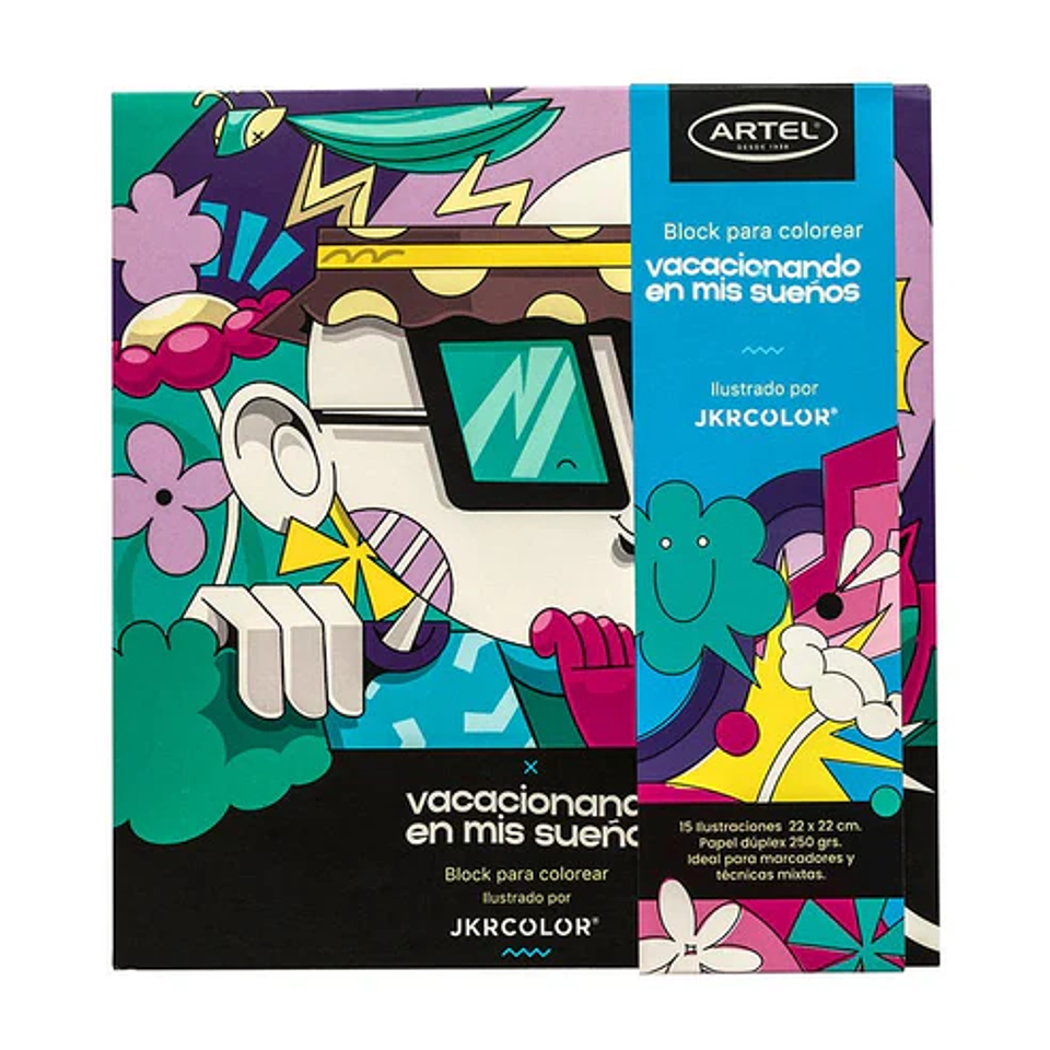 BLOCK PARA COLOREAR VACACIONANDO EN MIS SUEÑOS  2