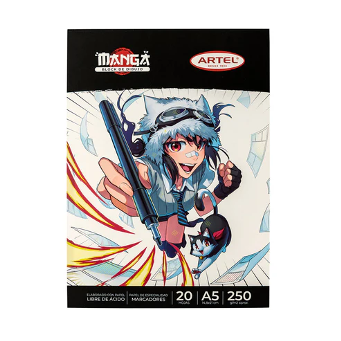 BLOCK DIBUJO ARTEL MANGA A5 20 HOJAS  1
