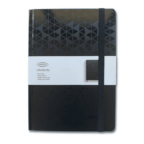 ARTEL LIBRETA A5 LÍNEAS BLACK TRIANGLES 