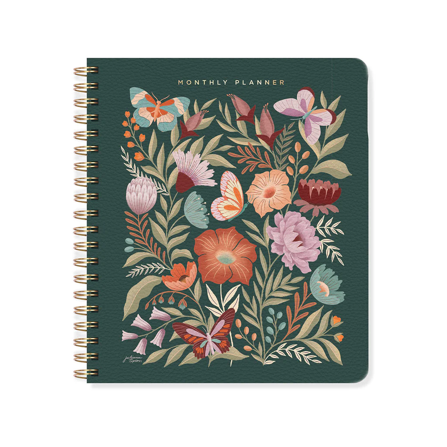 AGENDA SIN FECHA MENSUAL FLOWERS  1