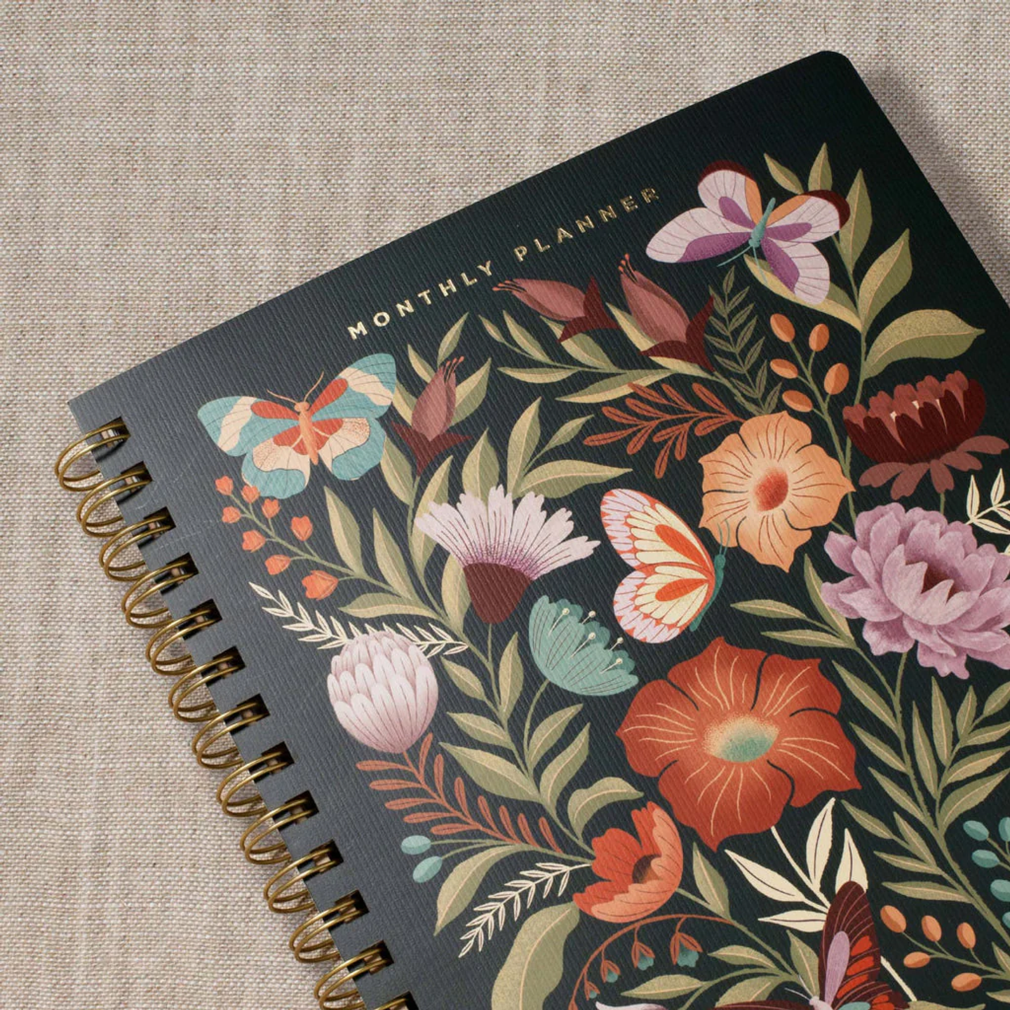 AGENDA SIN FECHA MENSUAL FLOWERS  3
