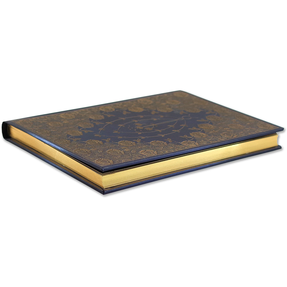 LIBRETA MEDIANA GILDED ROSETTES JOURNAL  2