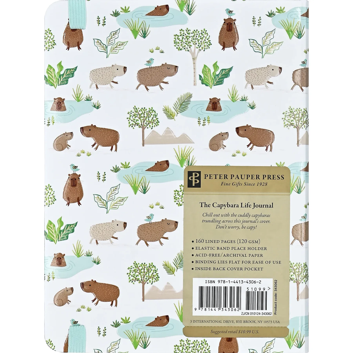 LIBRETA MEDIANA THE CAPYBARA LIFE JOURNAL  3