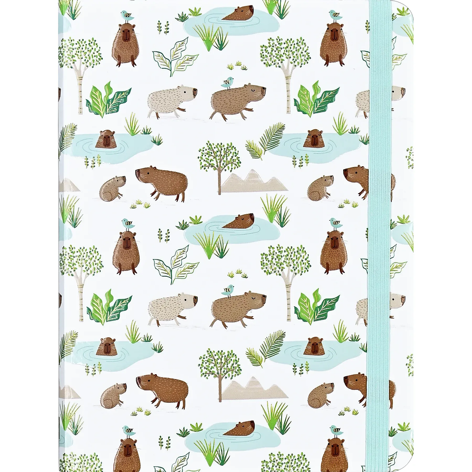 LIBRETA MEDIANA THE CAPYBARA LIFE JOURNAL  1