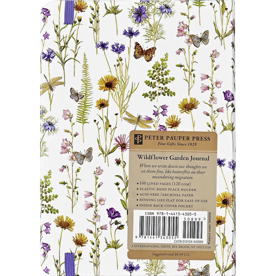 LIBRETA CHICA WILDFLOWER GARDEN 3