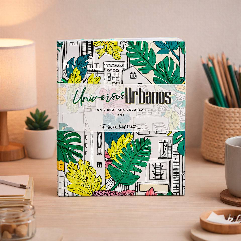 LIBRO PARA COLOREAR UNIVERSOS URBANOS  8