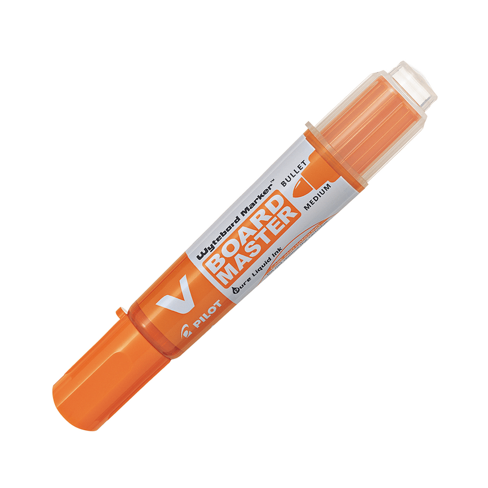 PILOT V BOARD MASTER PLUMÓN DE PIZARRA RECARGABLE PUNTA MEDIA NARANJA  1