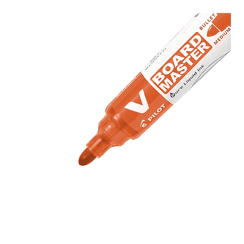 PILOT V BOARD MASTER PLUMÓN DE PIZARRA RECARGABLE PUNTA MEDIA NARANJA 