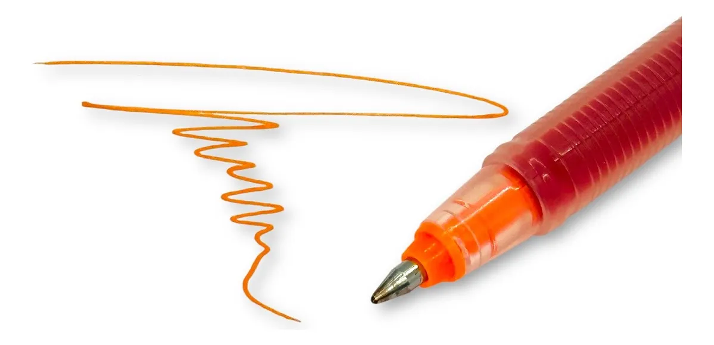 LAPIZ TINTA PILOT SUPER GEL 0.7 NARANJA  2