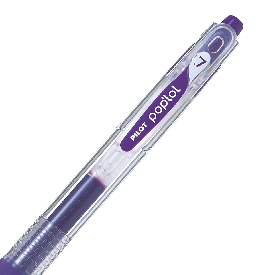 LAPIZ GEL PILOT POPLOL 0,7 MM VIOLETA METALICO  2