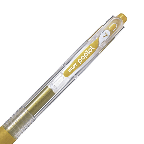 LAPIZ GEL PILOT POPLOL 0,7 MM DORADO 