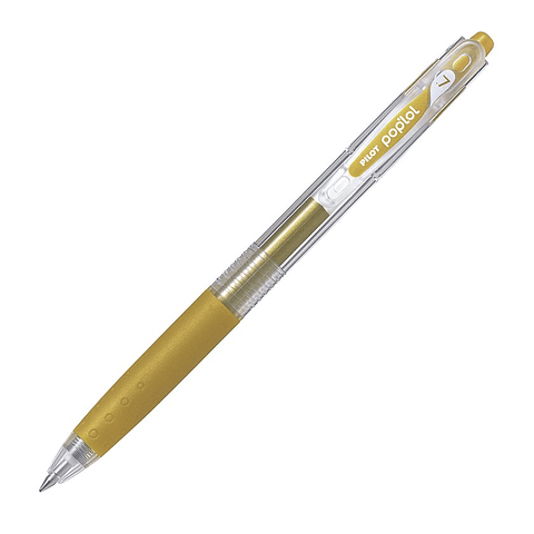 LAPIZ GEL PILOT POPLOL 0,7 MM DORADO 
