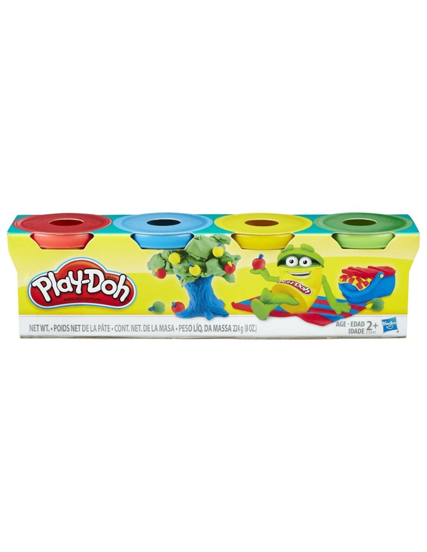 PLAY-DOH MINI PACK 4 COLOORES HASBRO  1