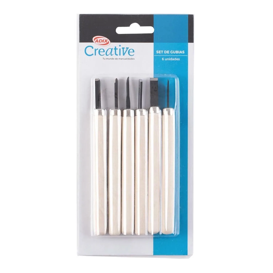 SET DE DE GUBIAS 6 UNIDADES ADIX  1
