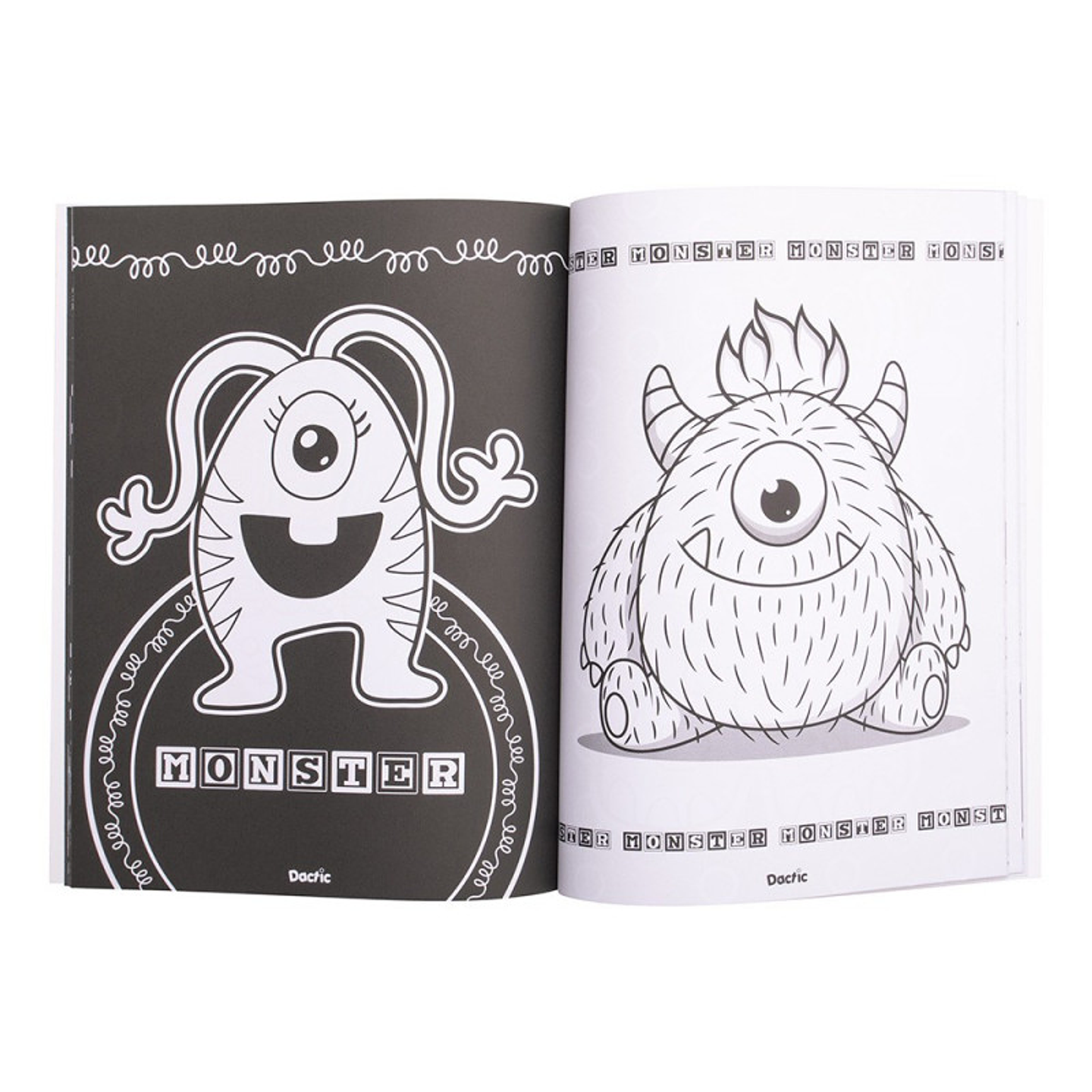 LIBRO PARA COLOREAR MONSTRUOS  2