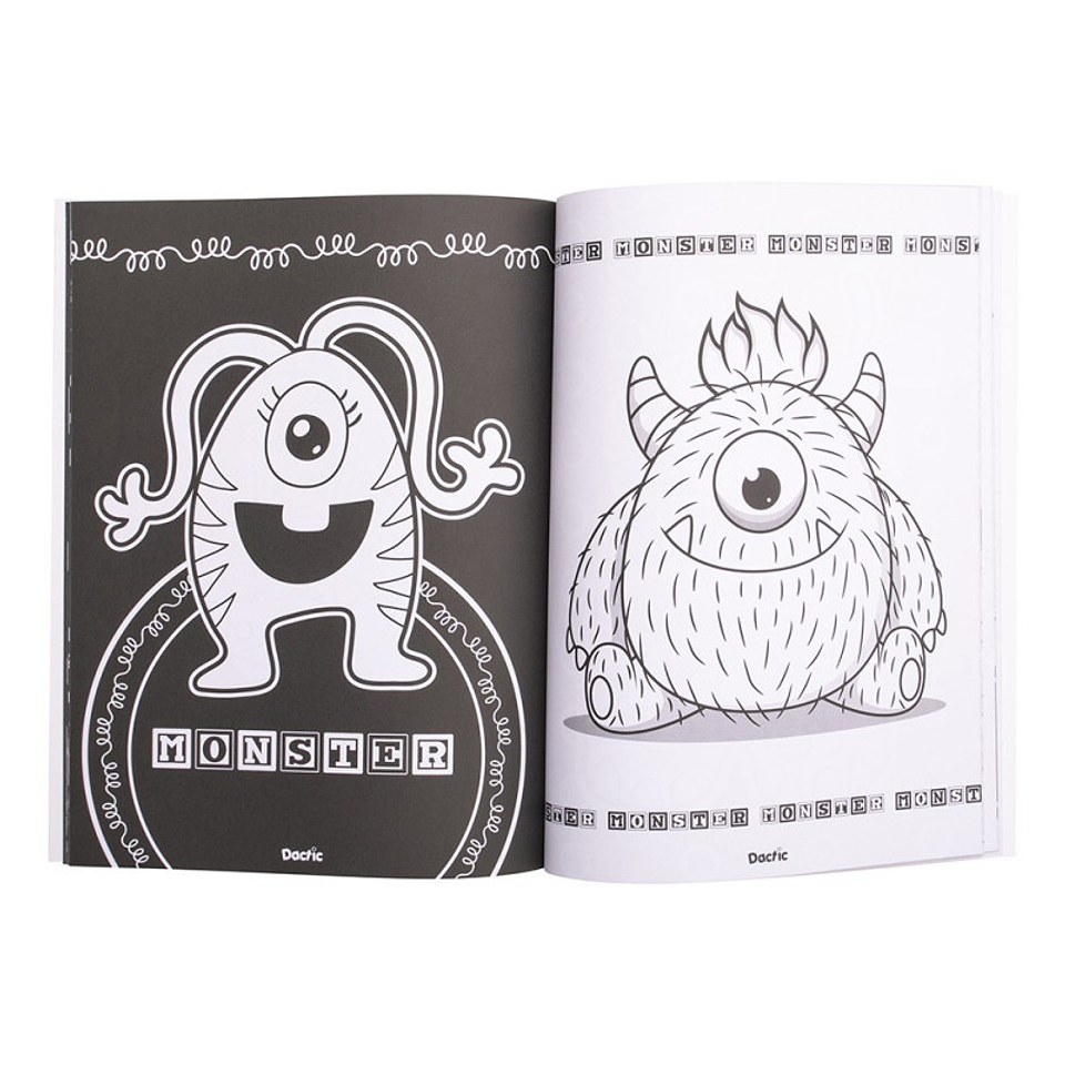 LIBRO PARA COLOREAR MONSTRUOS  2