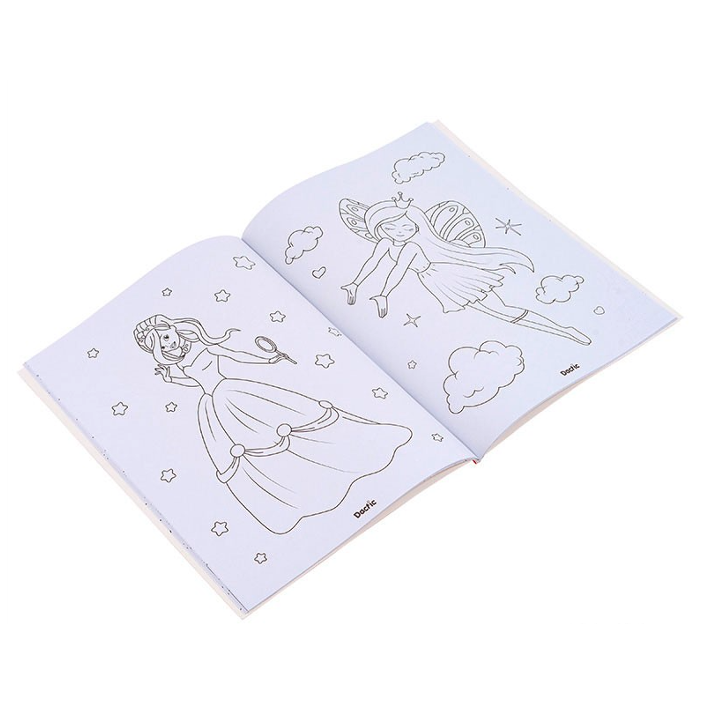 LIBRO PARA COLOREAR HADAS Y PRINCESA  2