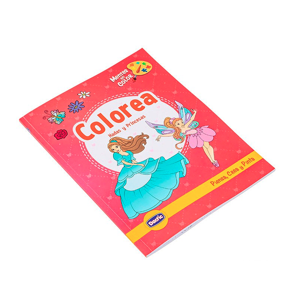 LIBRO PARA COLOREAR HADAS Y PRINCESA  3
