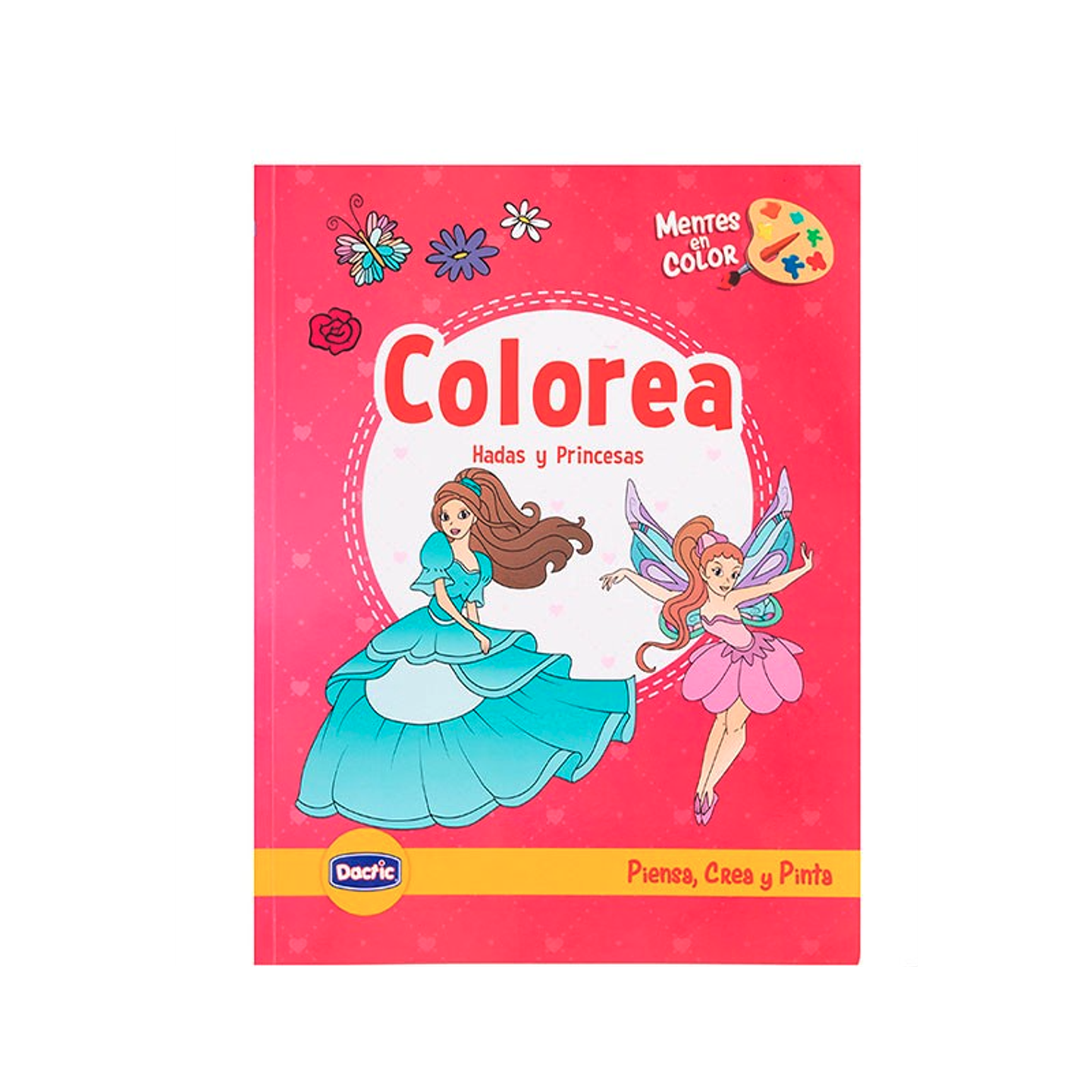 LIBRO PARA COLOREAR HADAS Y PRINCESA  1
