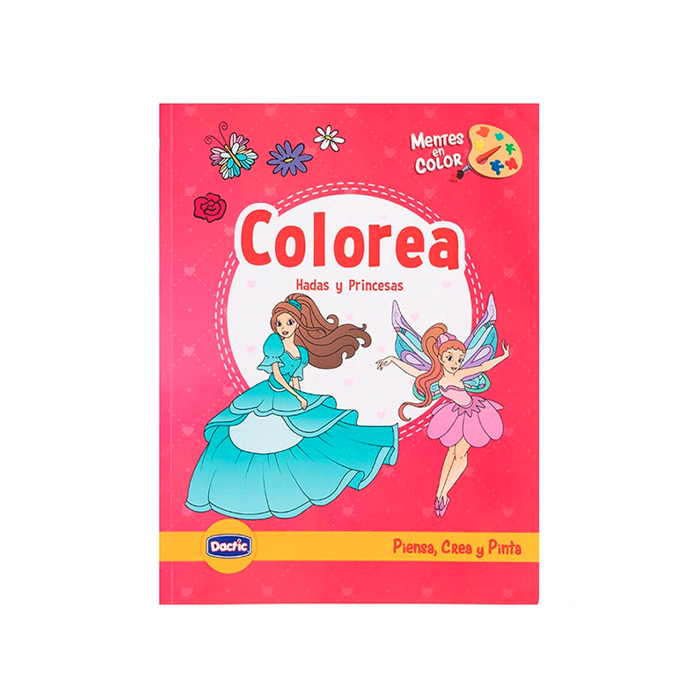 LIBRO PARA COLOREAR HADAS Y PRINCESA  1