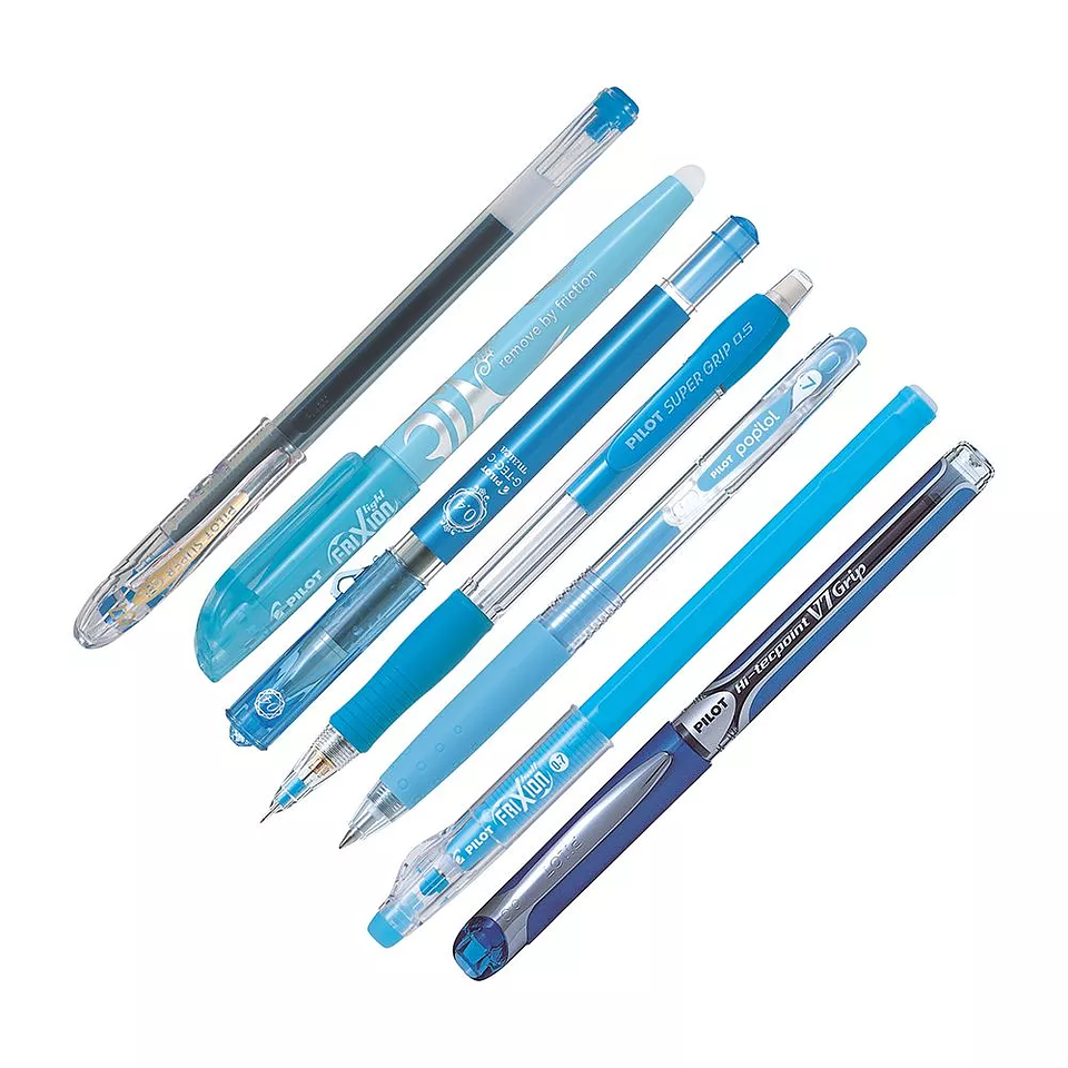 SET PILOT CELESTE SURTIDOS 7 UNIDADES  2