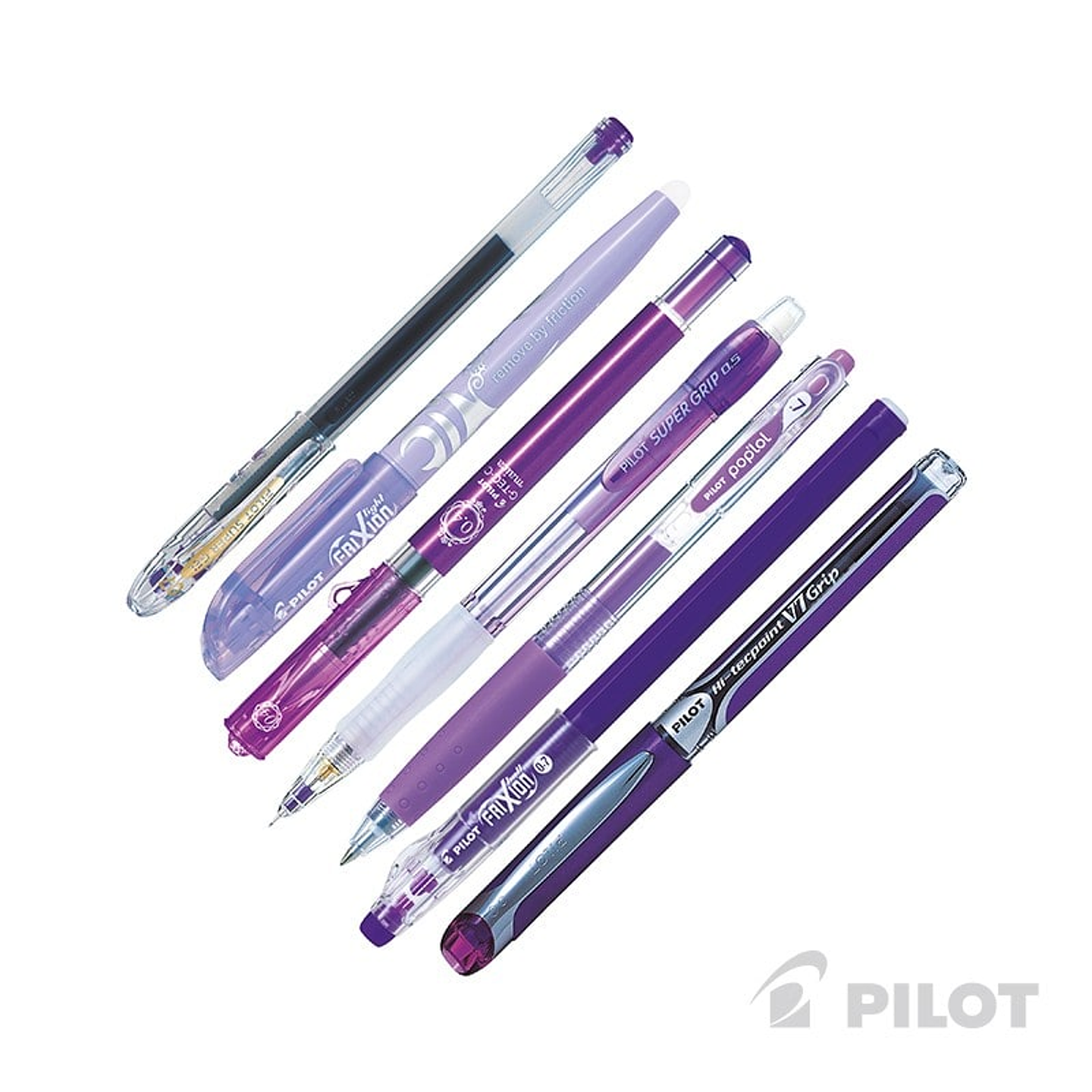SET PILOT VIOLETA SURTIDO 7 UNIDADES  4