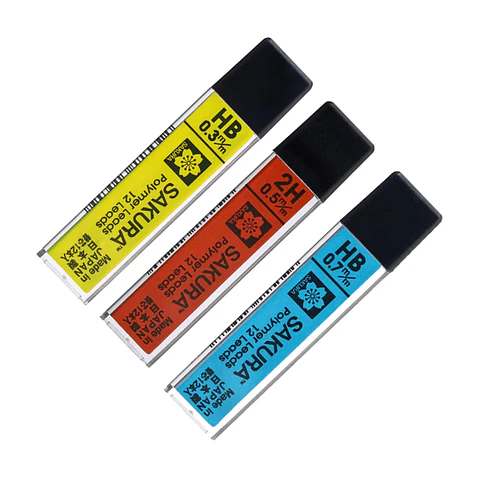 MINAS GRAFITO SAKURA 0.5MM 2H 