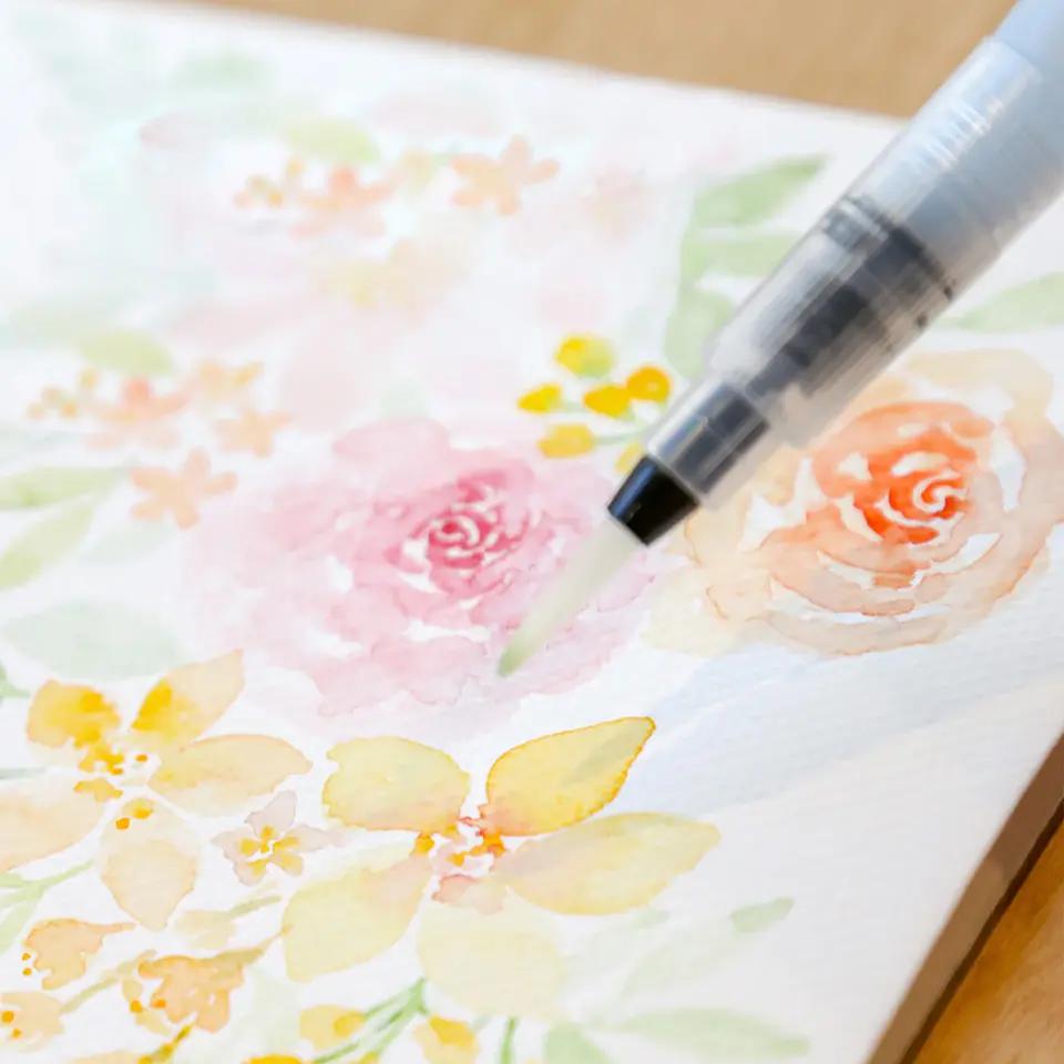 SET ACUARELA BOLSILLO 12 ESSENTIAL COLORS  + PINCEL  4