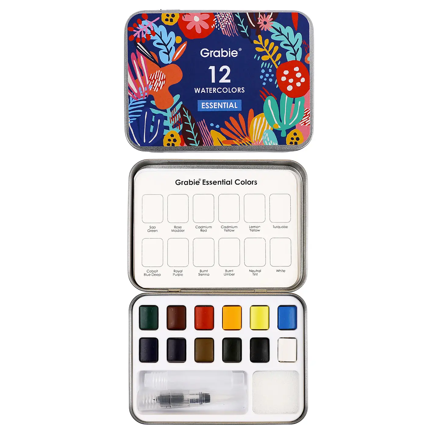 SET ACUARELA BOLSILLO 12 ESSENTIAL COLORS  + PINCEL  1