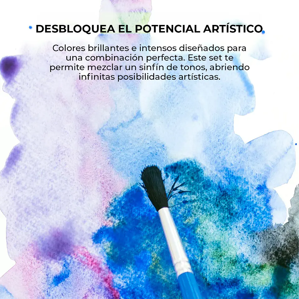 SET ACUARELA BOLSILLO 12 COLORES PAISAJE + PINCEL 7