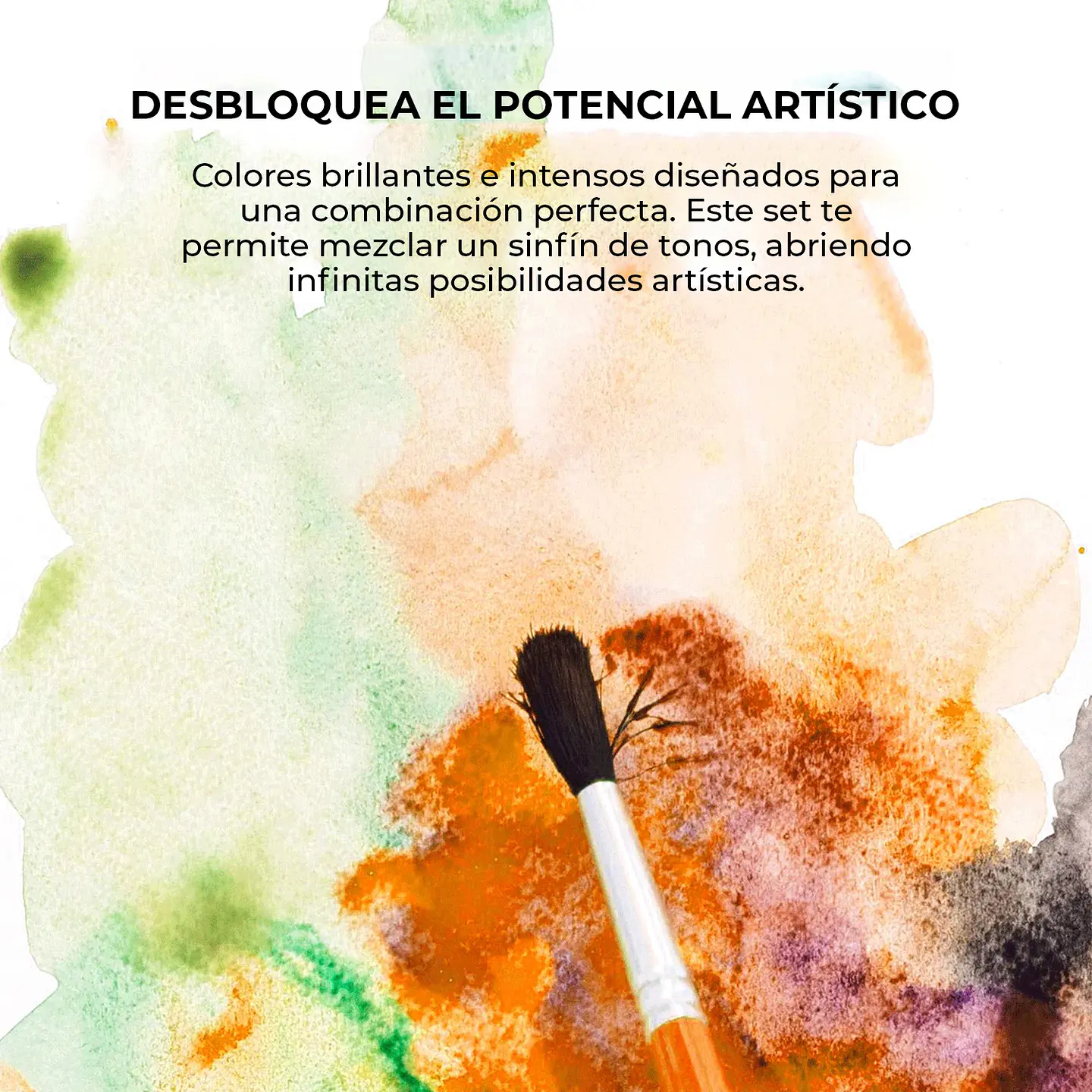 SET ACUARELA BOLSILLO 12 COLORES  OTOÑALES + PINCEL 4