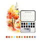 SET ACUARELA BOLSILLO 12 COLORES  OTOÑALES + PINCEL - Miniatura 7