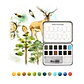 SET ACUARELA BOLSILLO 12 COLORES  BOSQUE + PINCEL  - Miniatura 3