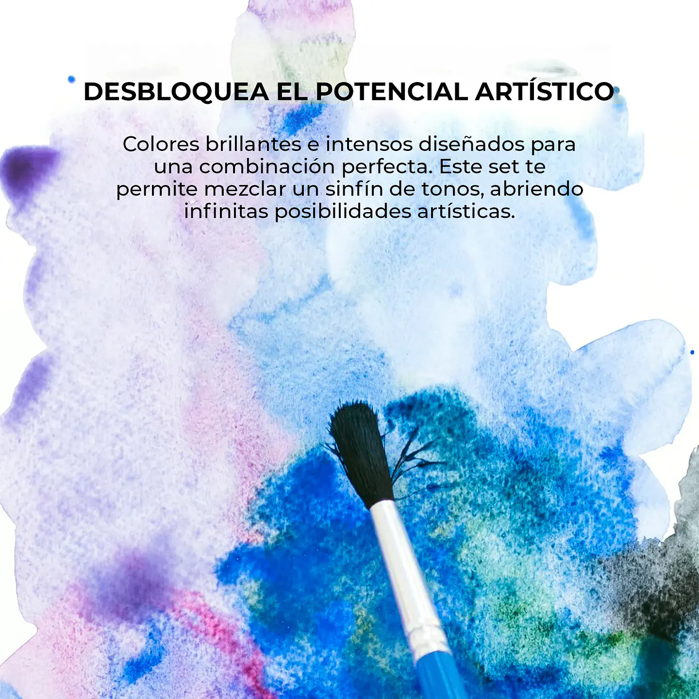 SET ACUARELA BOLSILLO 12 COLORES OCÉANO + PINCEL  6