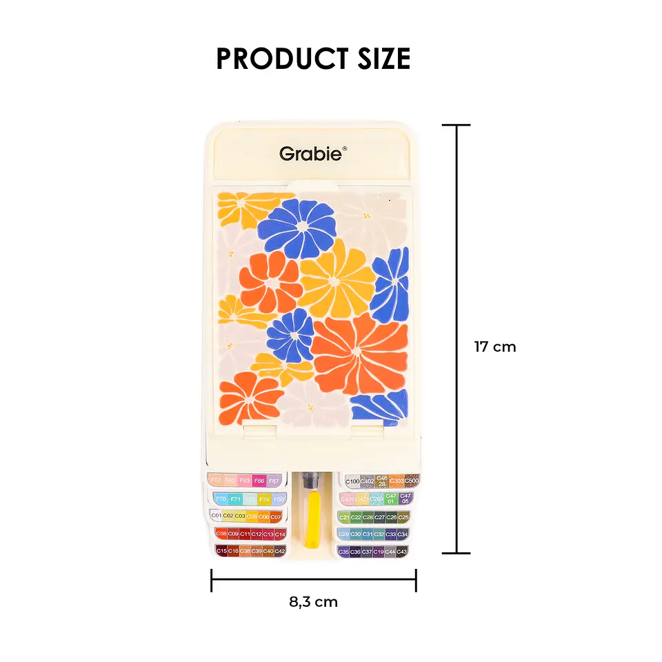 SET DE ACUARELA PLEGABLE DE 56 COLORES CON PINCEL  9