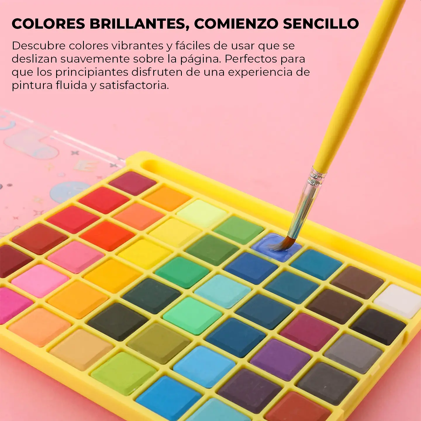 SET DE ACUARELAS TODO EN UNO DE 48 COLORES  6