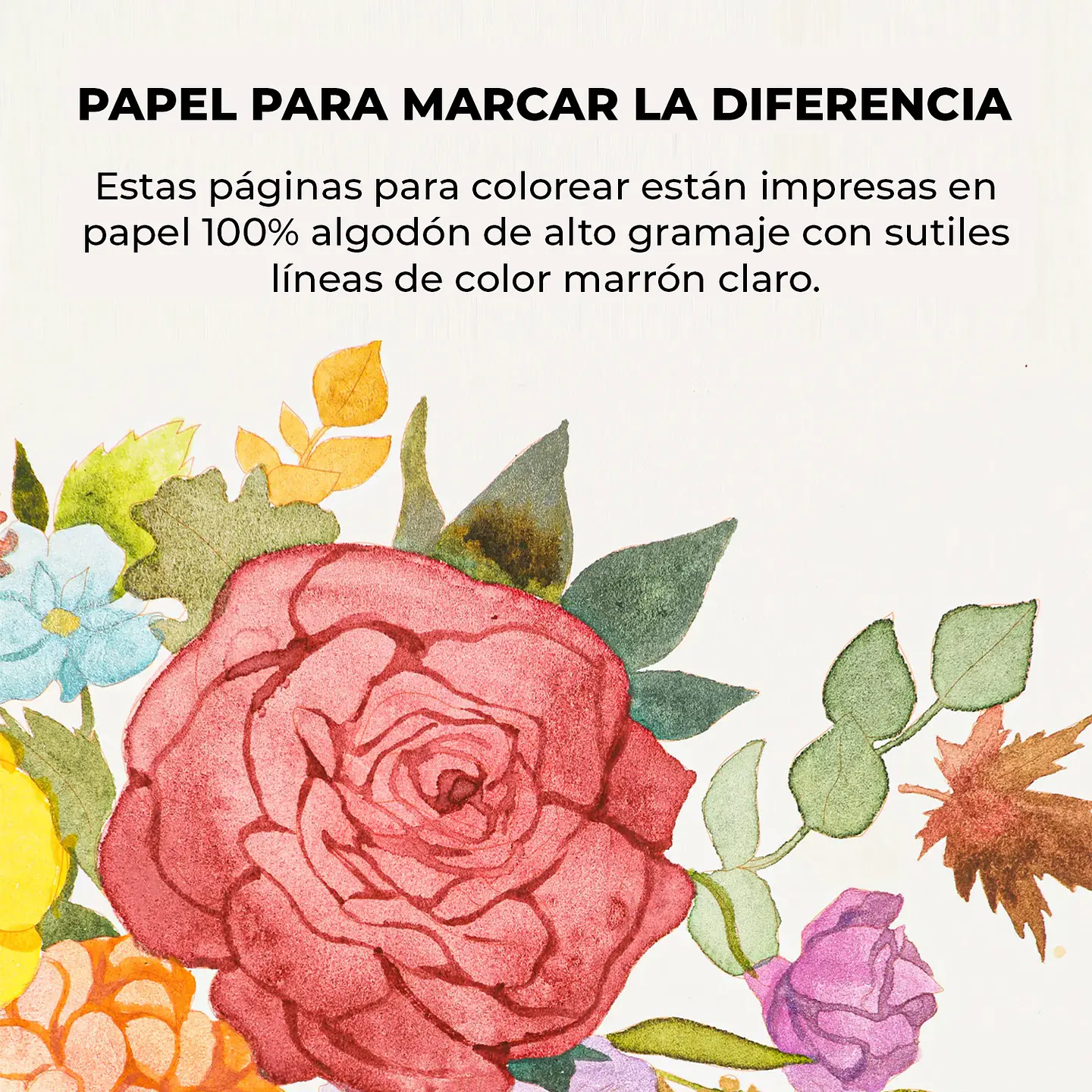 LIBRO COLOREAR ACUARELA TEMÁTICA OTOÑAL  7