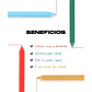 JUEGO DE 20 BOLÍGRAFOS DE GEL RETRÁCTILES DE COLORES  - Miniatura 2