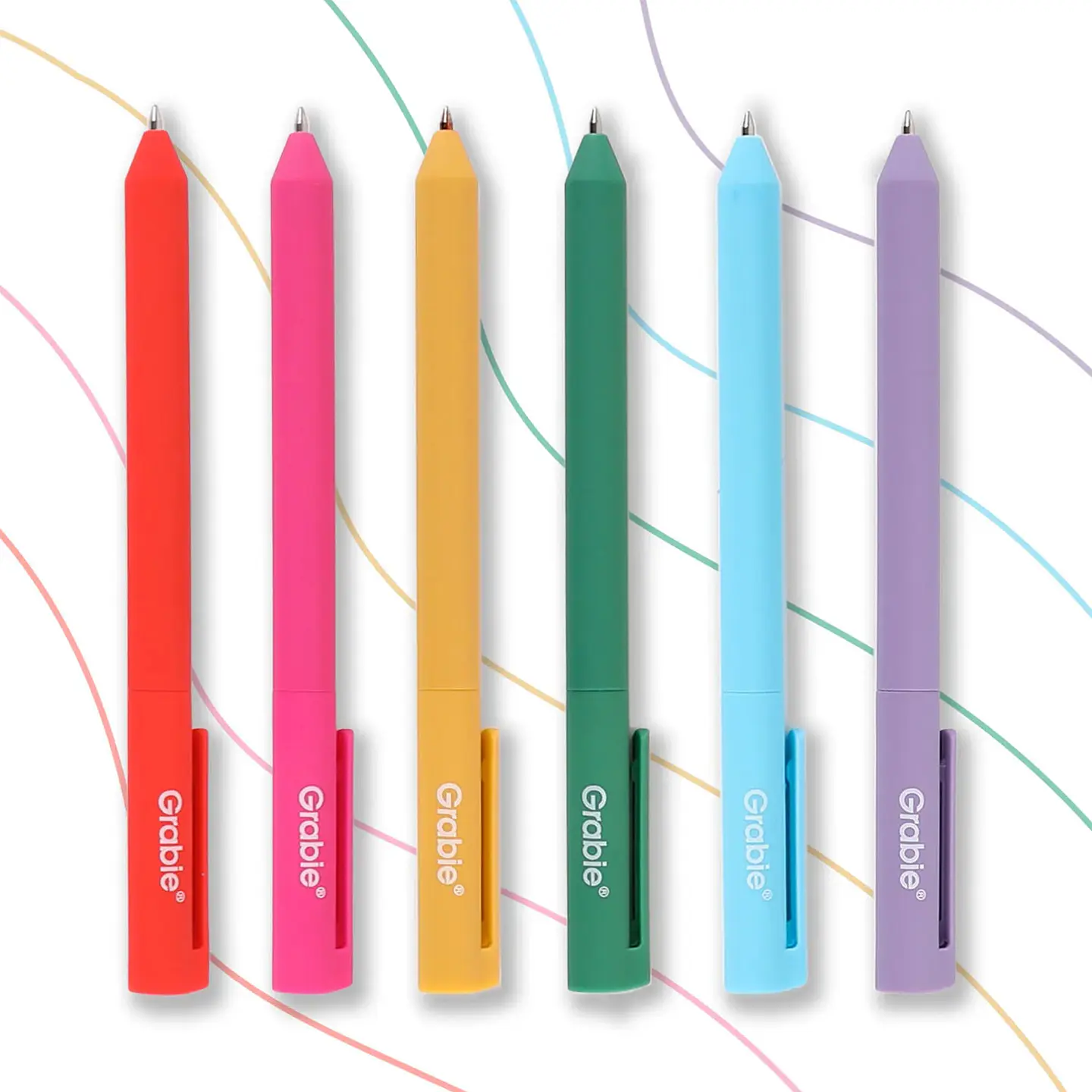 JUEGO DE 20 BOLÍGRAFOS DE GEL RETRÁCTILES DE COLORES  4