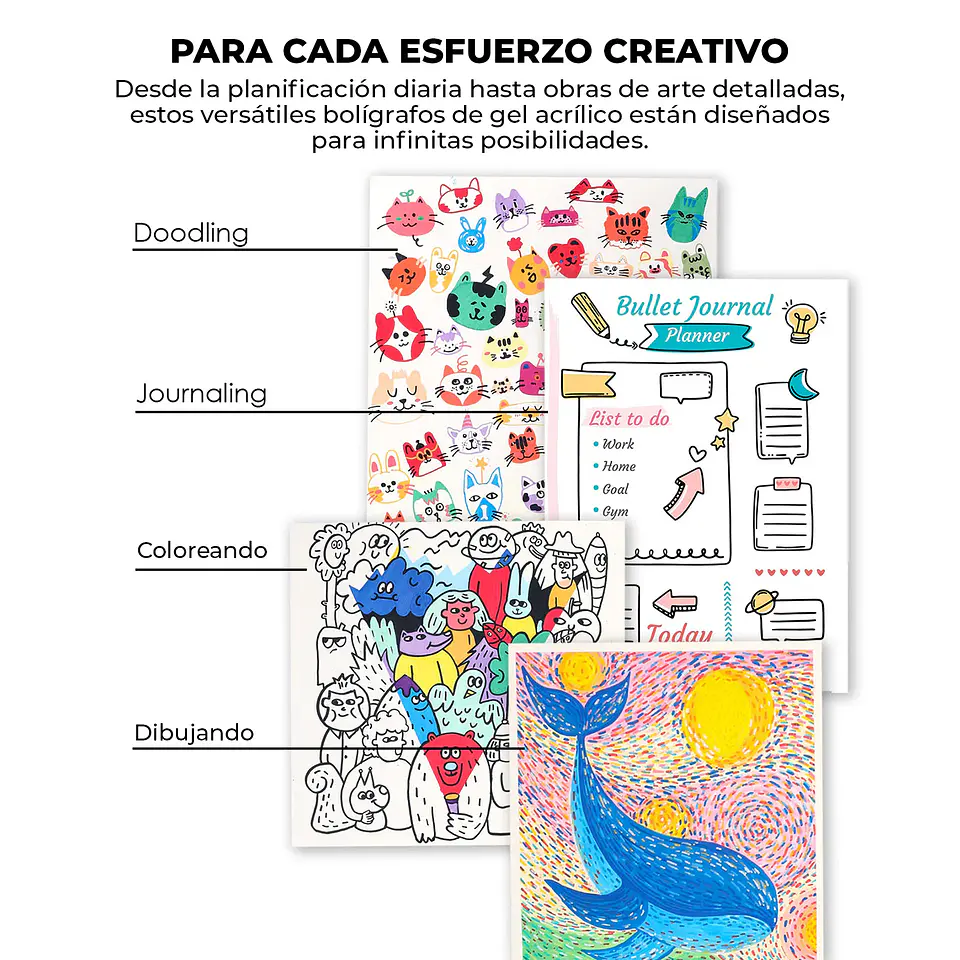 KIT PARA COLOREAR BOLD & BRIGHT COLORES ESENCIALES  5