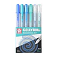 SET DE LAPICES GELLY ROLL SAKURA AZULES Y VERDES  - Miniatura 1