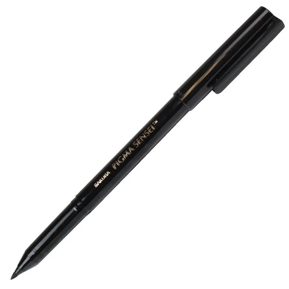 MARCADOR BISELADO PIGMA SENSEI C30 SAKURA 3.0 MM NEGRO  1
